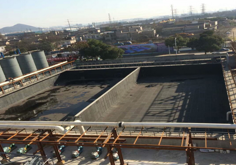 廣西金茂鈦業水泥池襯膠